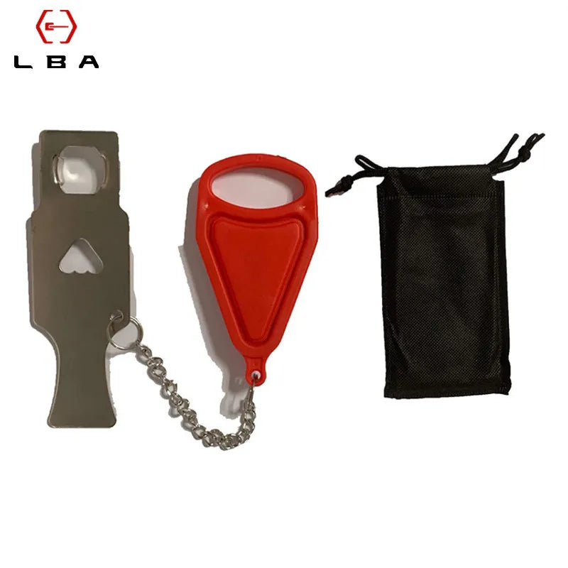 Self-Defense Door Stop Travel Portable Hotel Door Lock