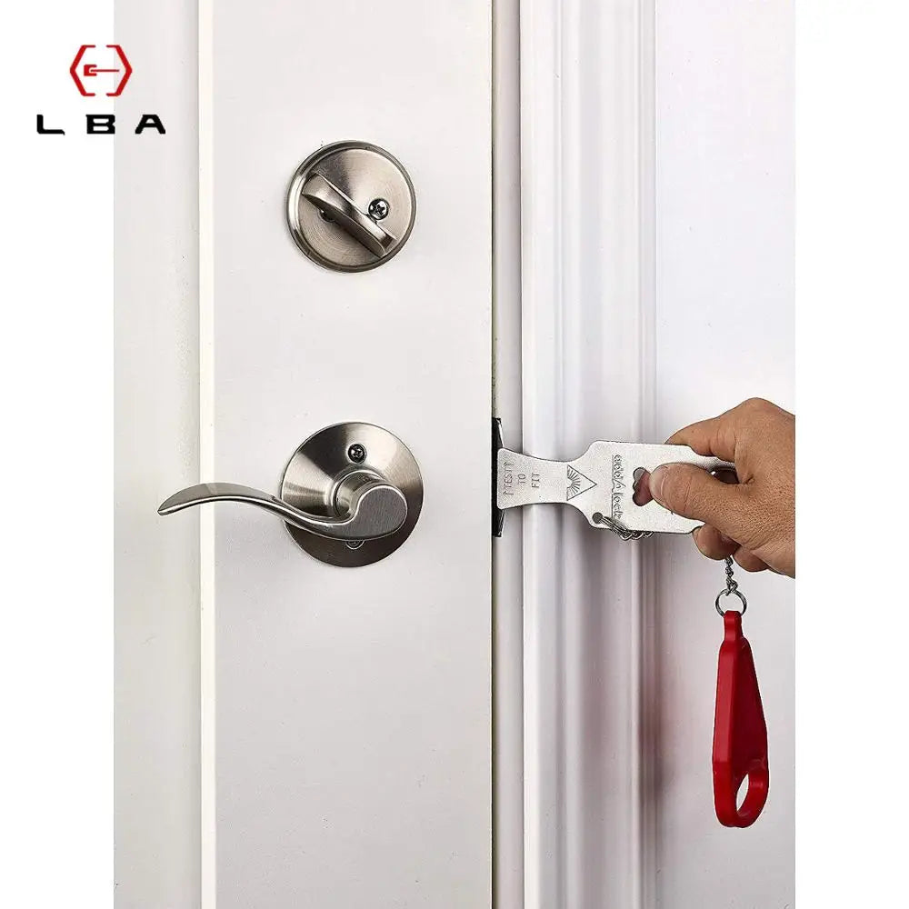 Self-Defense Door Stop Travel Portable Hotel Door Lock