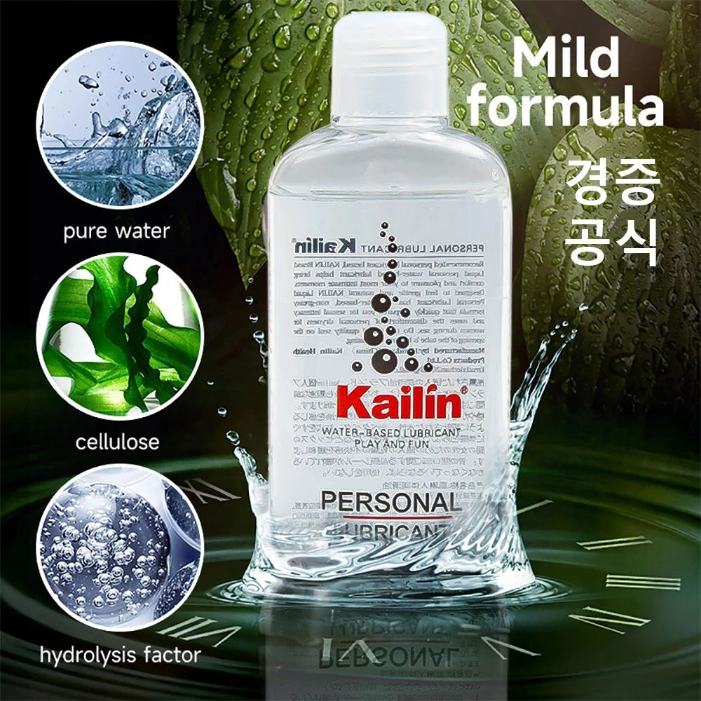 Pure Natural Water Soluble Lubricant Gel