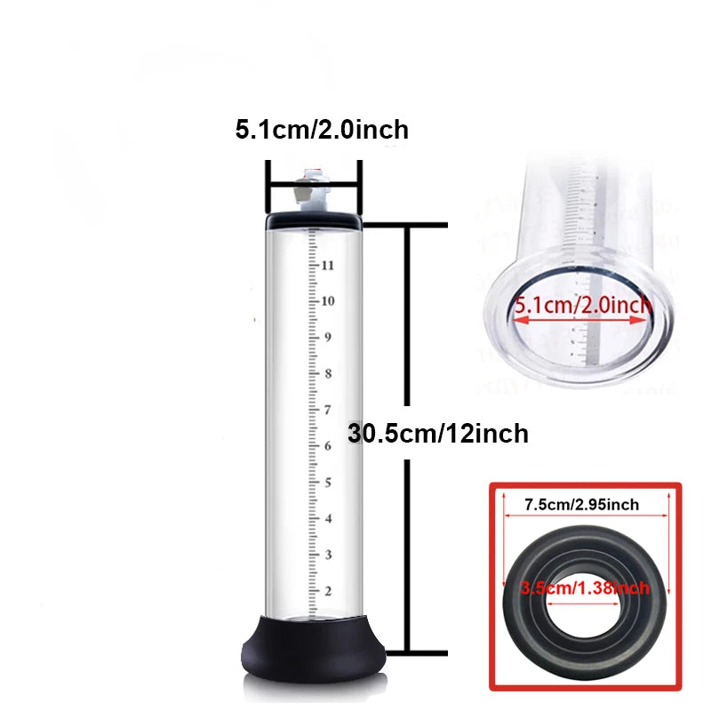 Acrylic Manual Penis Pump Vacuum