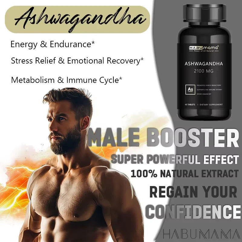 Original Ashwagandha Tablet Pen-is Enlargement Energy Supplement with Anti-oxidation Men