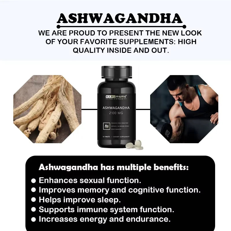 Original Ashwagandha Tablet Pen-is Enlargement Energy Supplement with Anti-oxidation Men