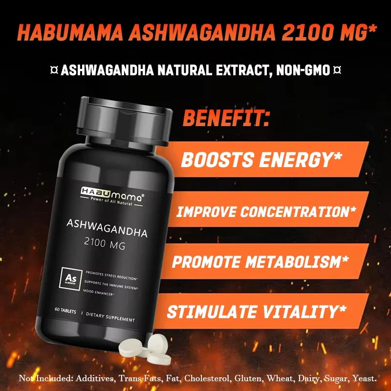 Original Ashwagandha Tablet Pen-is Enlargement Energy Supplement with Anti-oxidation Men