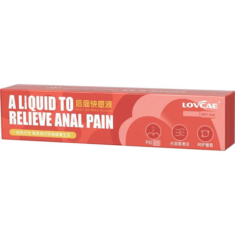 Portable Anal Relief Lubricant