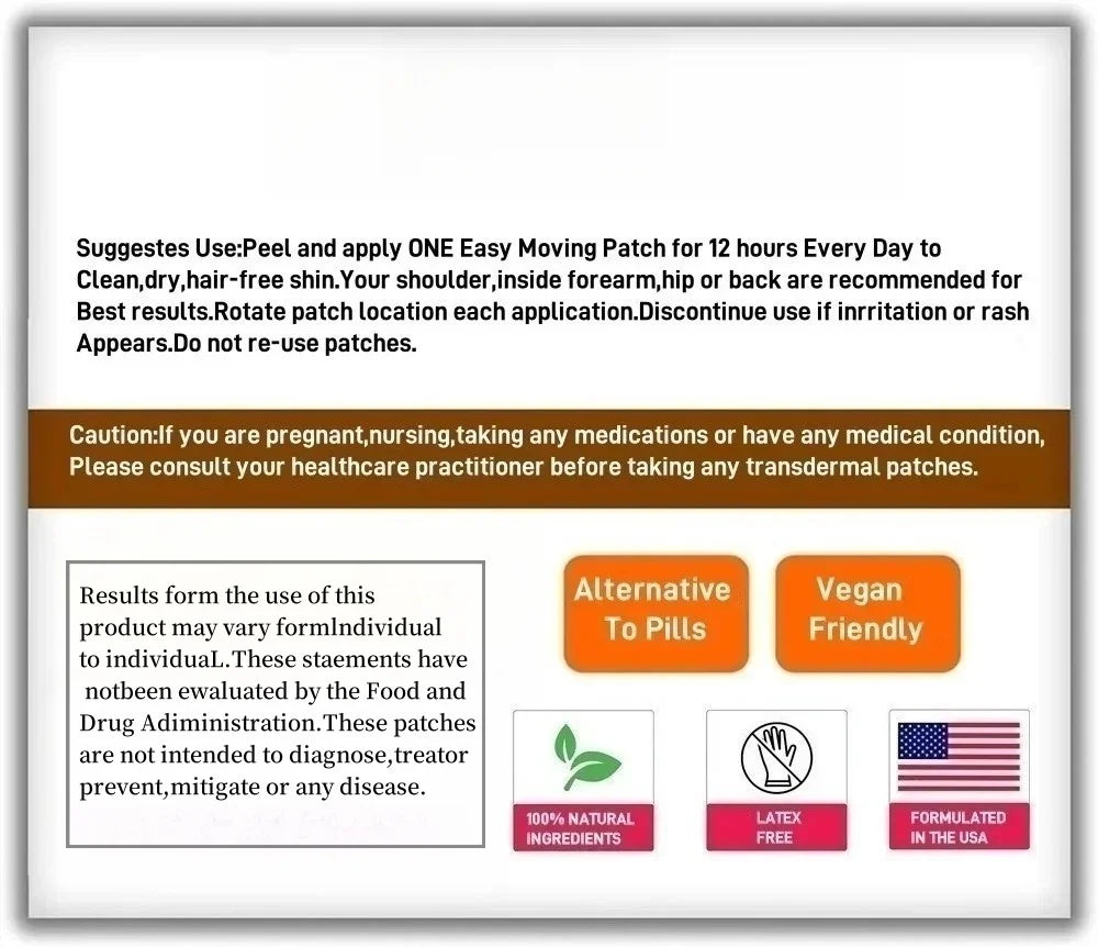 Performance Enlargement Transdermal Patches for Men