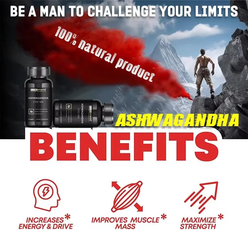 Original Ashwagandha Tablet Pen-is Enlargement Energy Supplement with Anti-oxidation Men