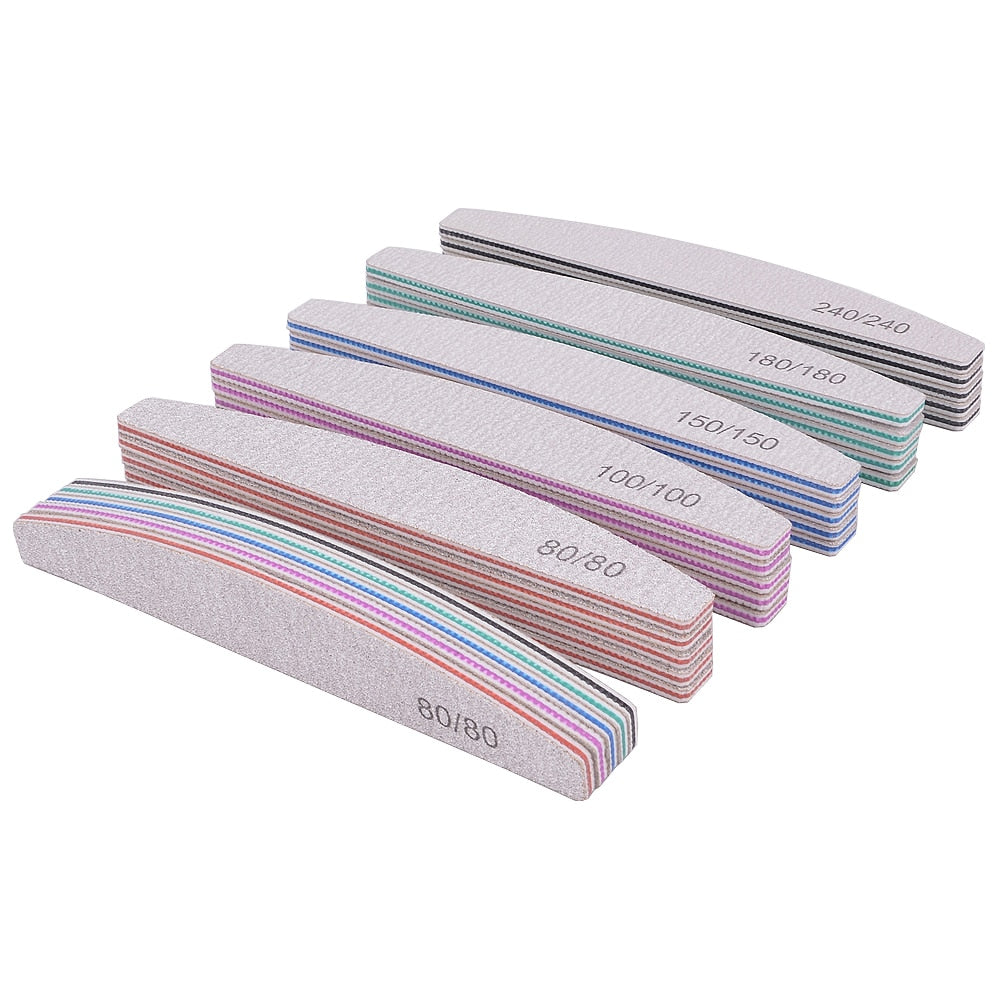 3/5/10pcs/Lot 100/180 Professional Nail Files