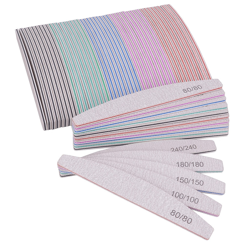 3/5/10pcs/Lot 100/180 Professional Nail Files