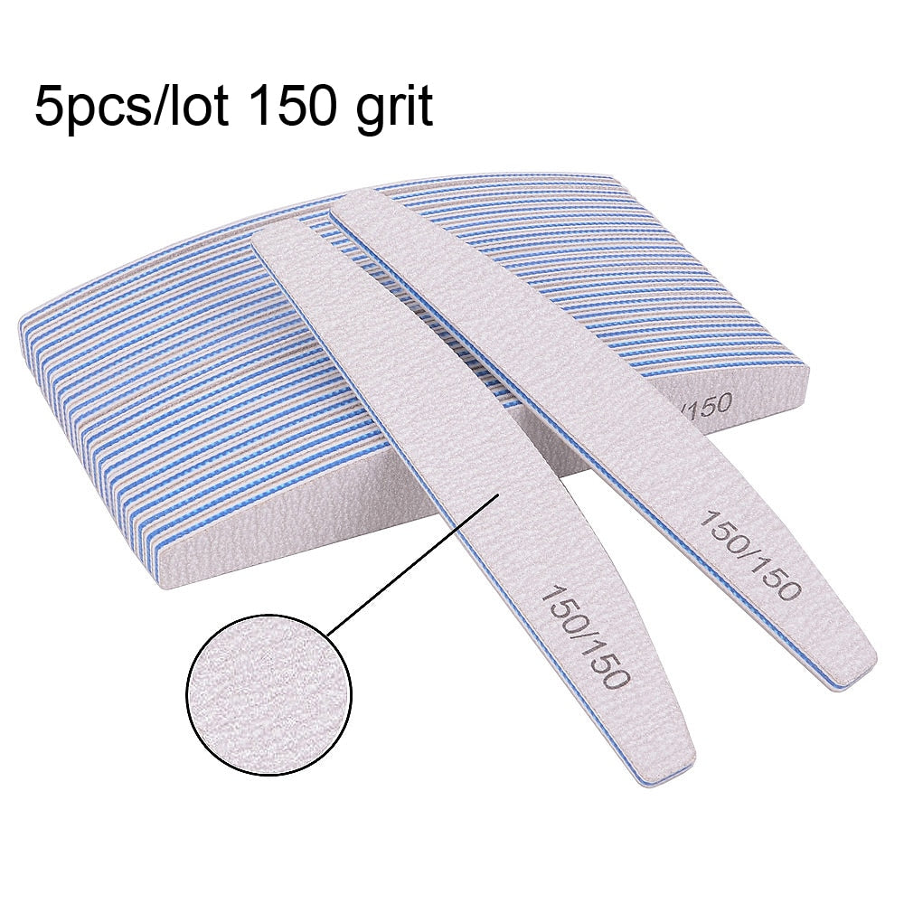 3/5/10pcs/Lot 100/180 Professional Nail Files