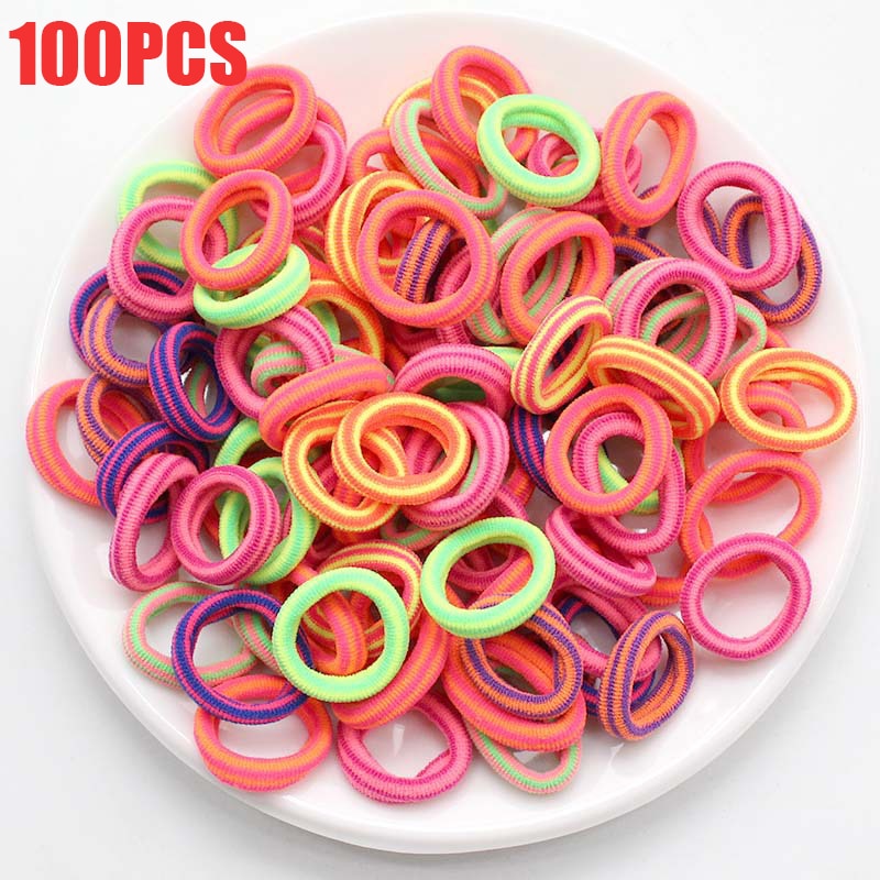 50/100Pcs High Elastic Hair Bands