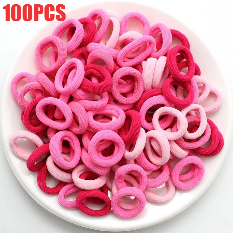 50/100Pcs High Elastic Hair Bands