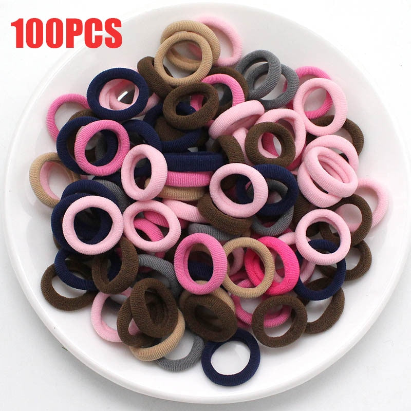 50/100Pcs High Elastic Hair Bands