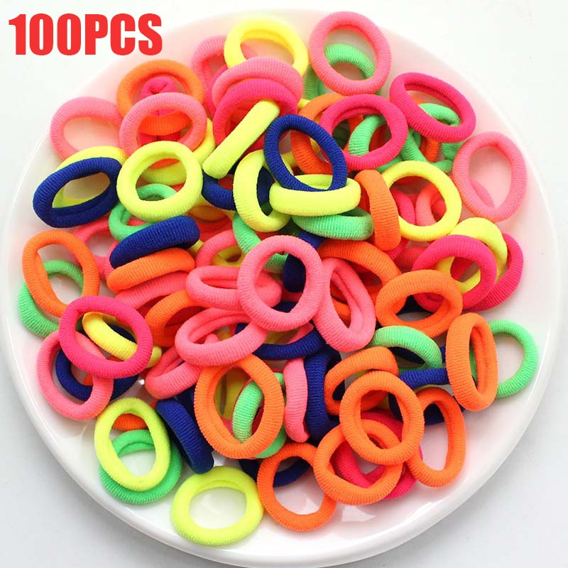 50/100Pcs High Elastic Hair Bands