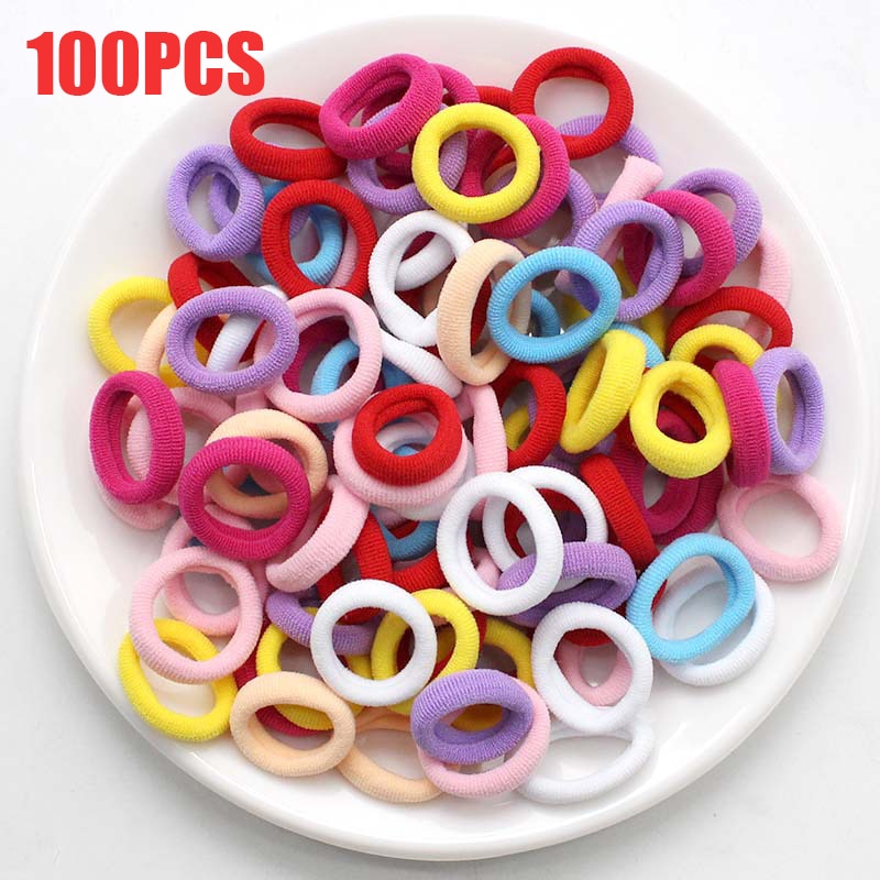 50/100Pcs High Elastic Hair Bands