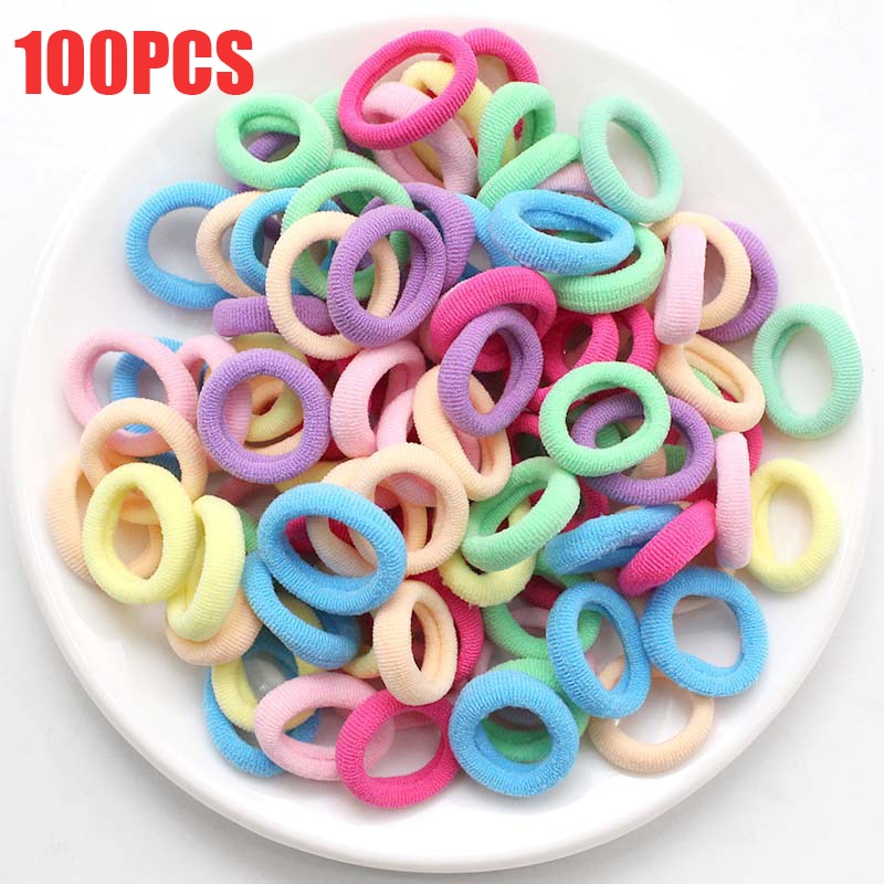 50/100Pcs High Elastic Hair Bands