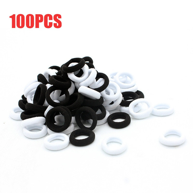 50/100Pcs High Elastic Hair Bands