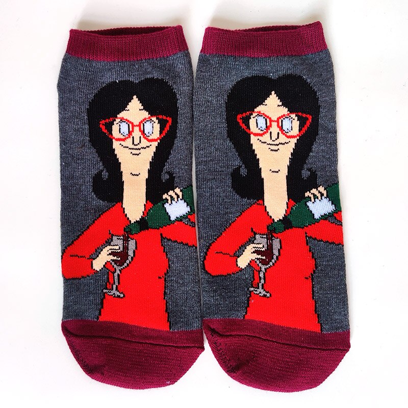 Funny Ankle Cartoon Socks