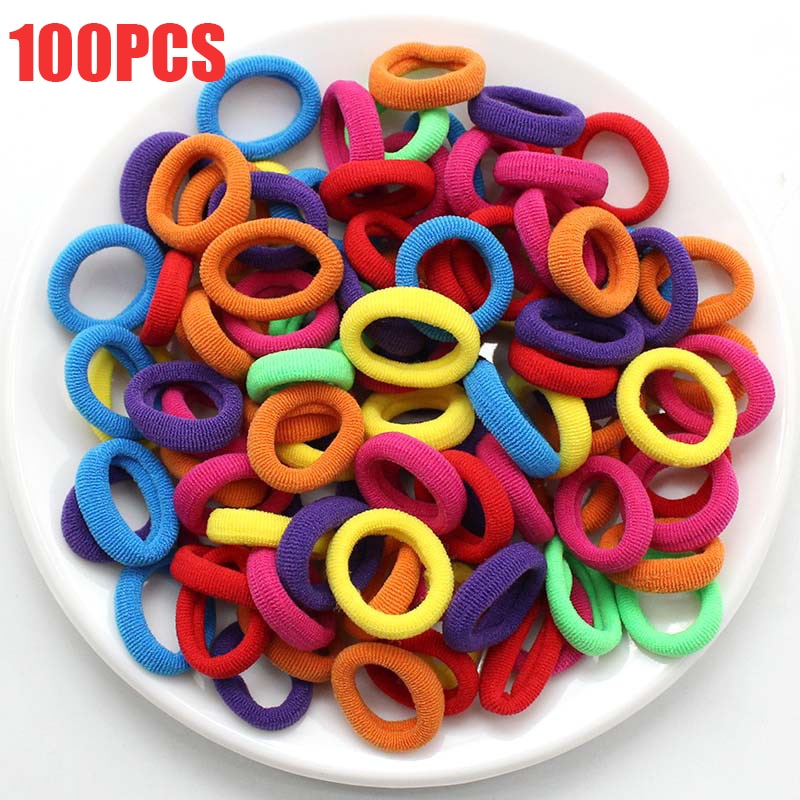 50/100Pcs High Elastic Hair Bands