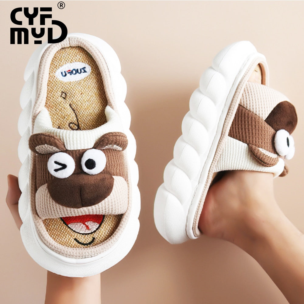 Cartoon Animal Home Slippers