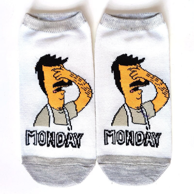 Funny Ankle Cartoon Socks