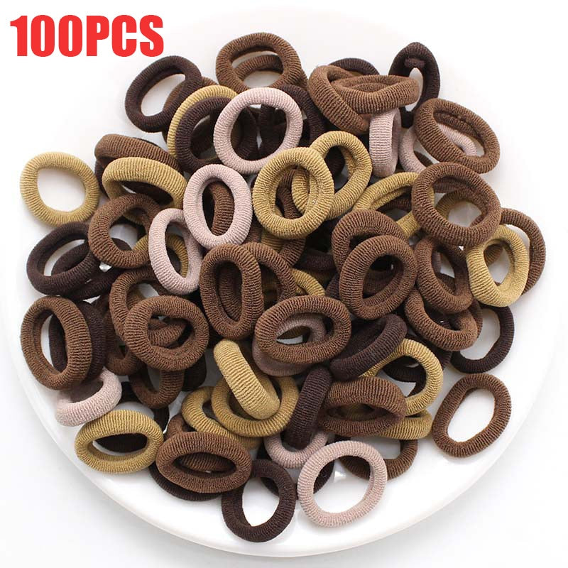 50/100Pcs High Elastic Hair Bands