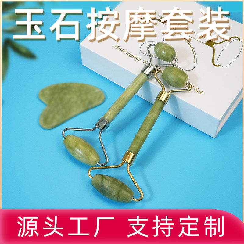 Face Massage Rollers and Gua Sha Scraping Tool